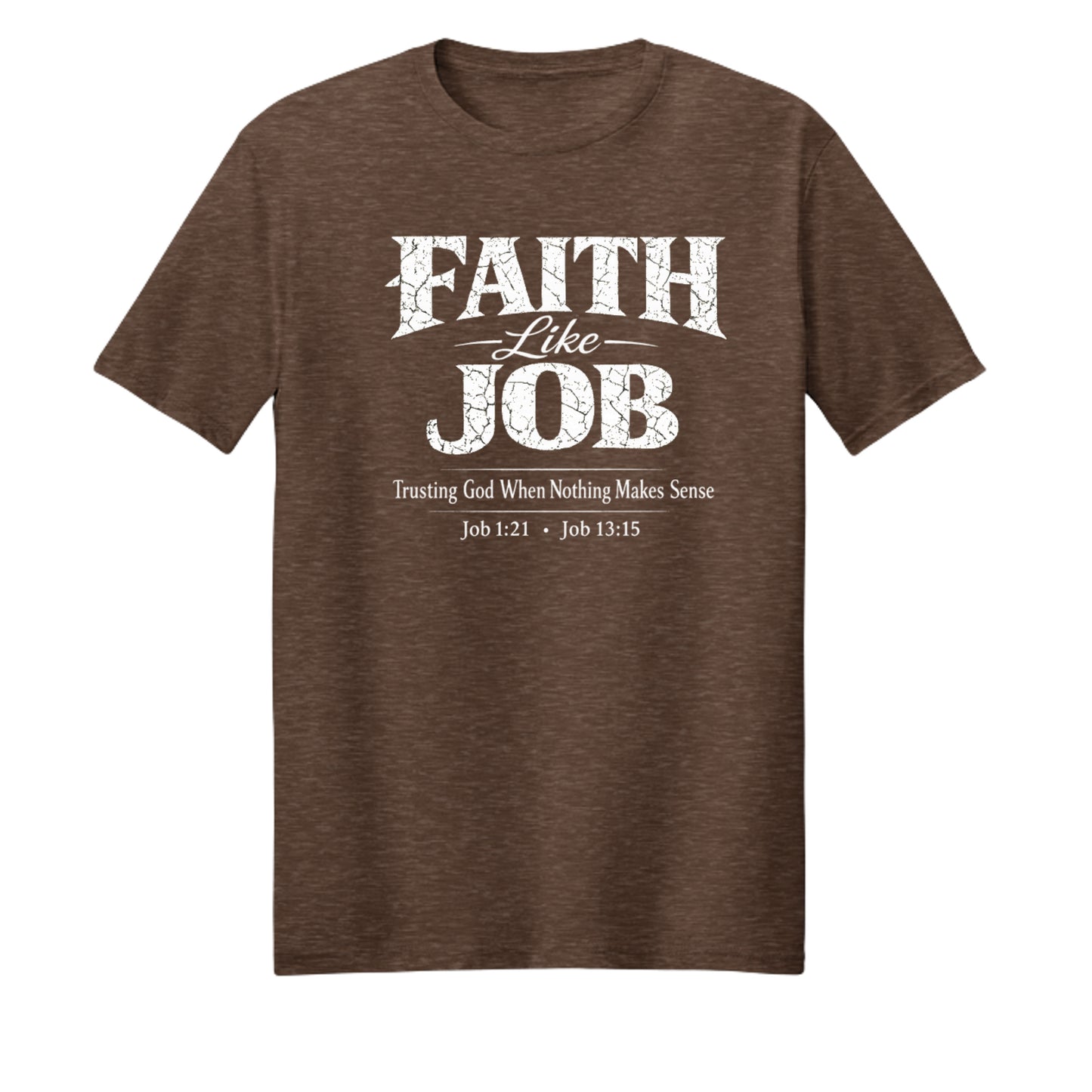 Heather Dark Chocolate Brown - PC54 - FRONT