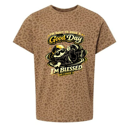 I'm 'bout To Have A Good Day I'm Blessed And I Know It Toddler Christian T-shirt - ClaimedbyGodDesigns