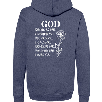 Heather Navy - P473 - BACK