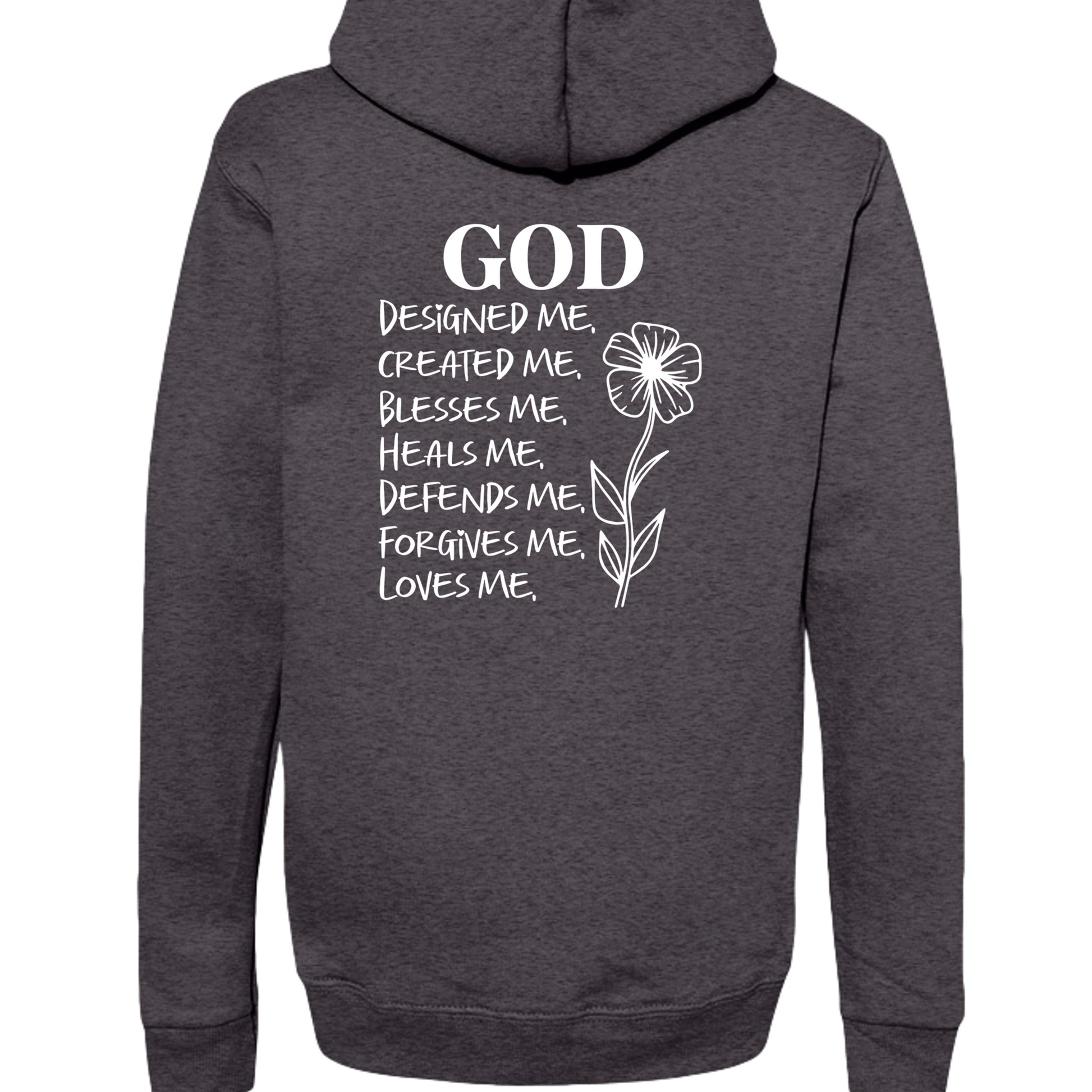 Charcoal Heather - P473 - BACK