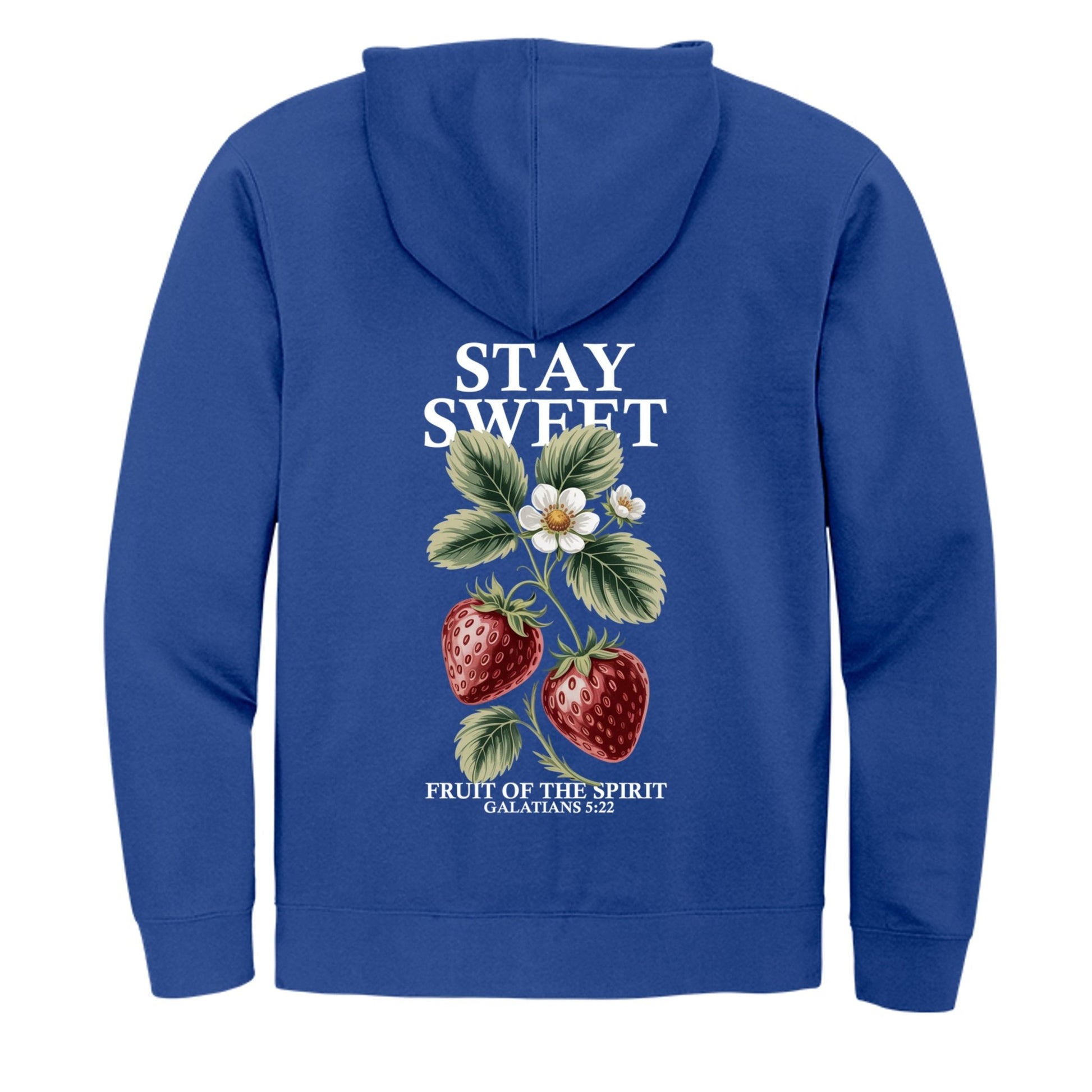 Stay Sweet Women's Christian Pullover Hooded Sweatshirt - ClaimedbyGodDesigns