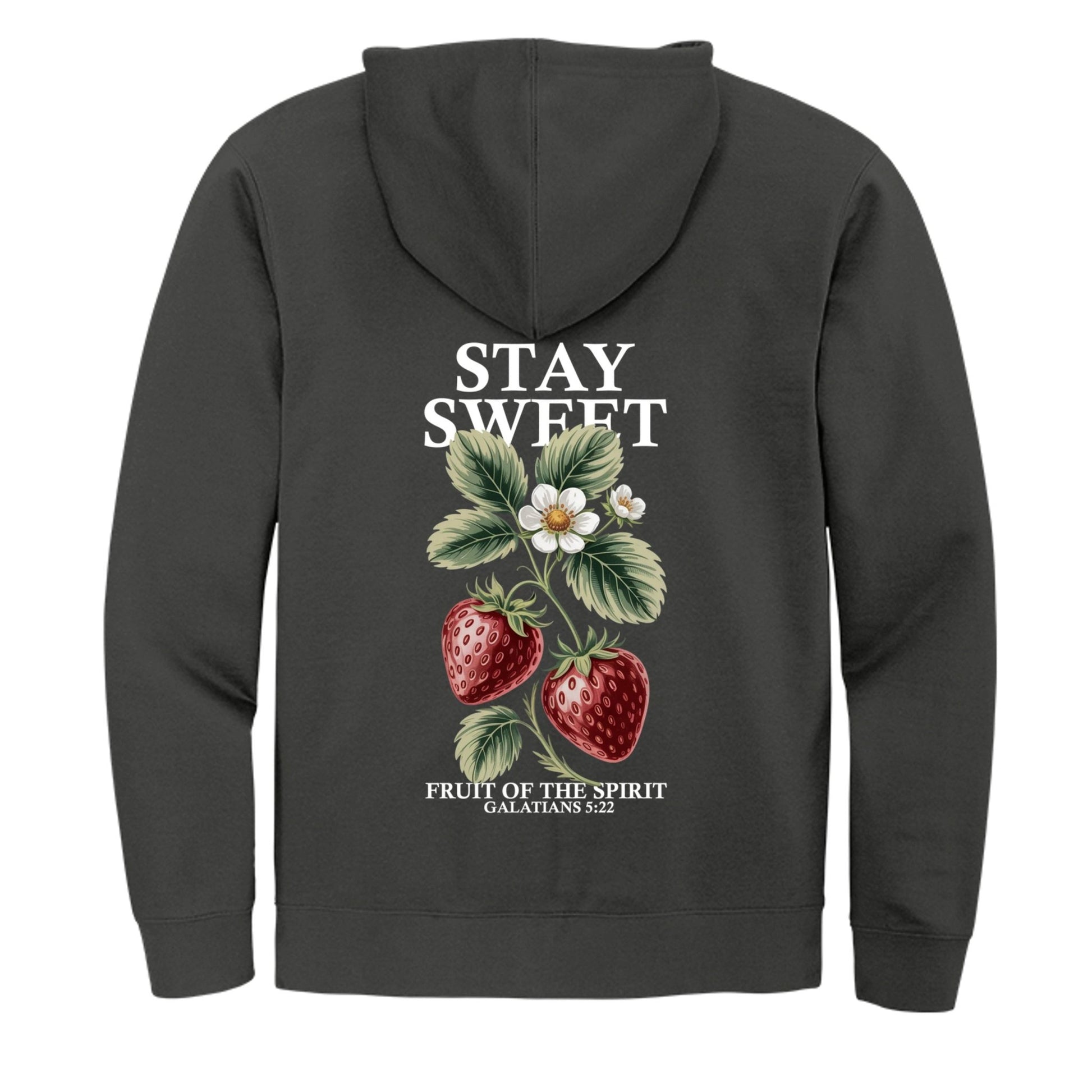 Stay Sweet Women's Christian Pullover Hooded Sweatshirt - ClaimedbyGodDesigns
