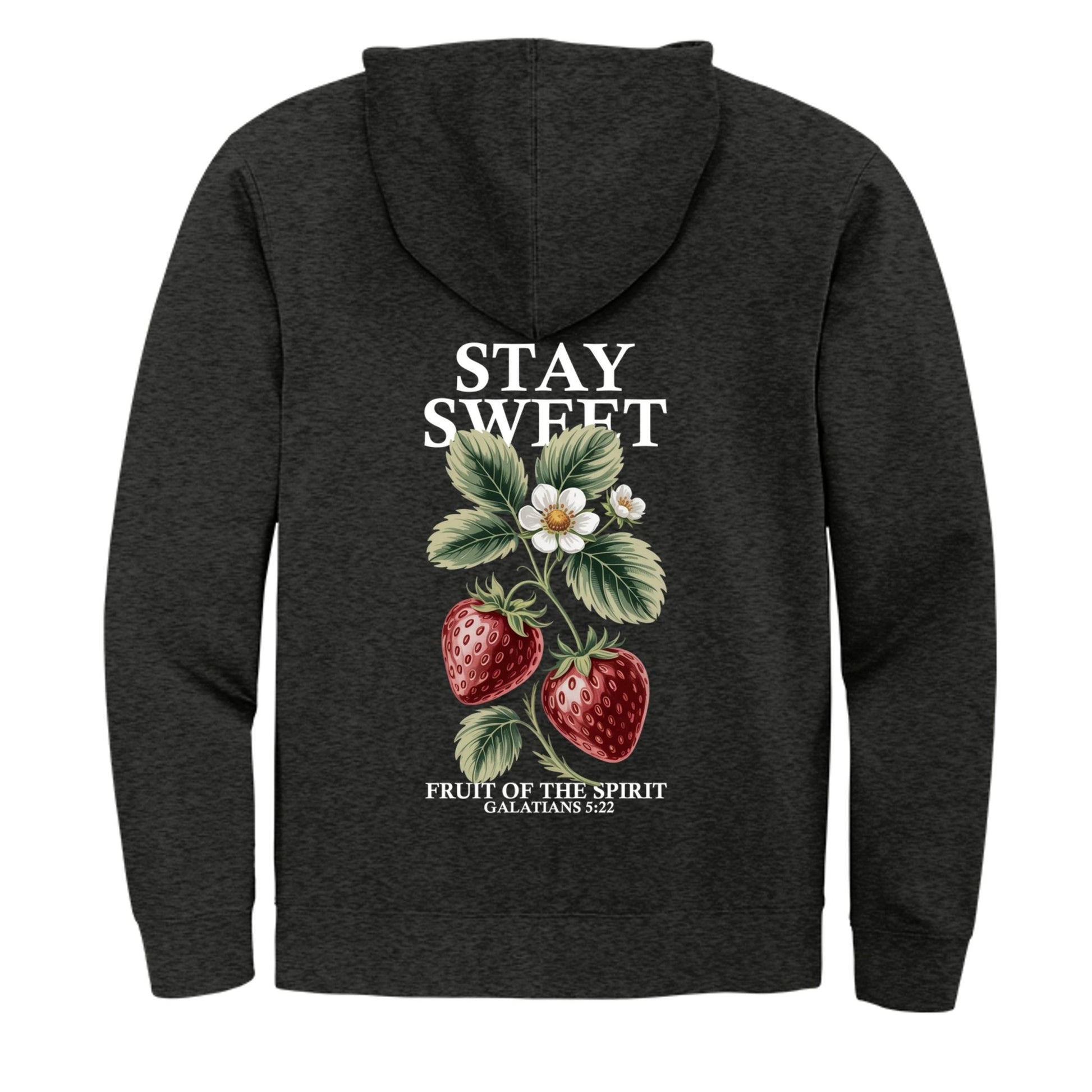 Stay Sweet Women's Christian Pullover Hooded Sweatshirt - ClaimedbyGodDesigns
