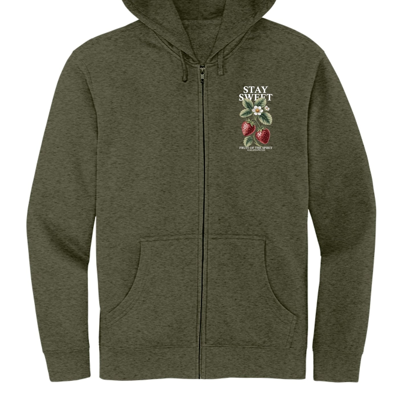 Stay Sweet Women's Christian Pullover Hooded Sweatshirt - ClaimedbyGodDesigns