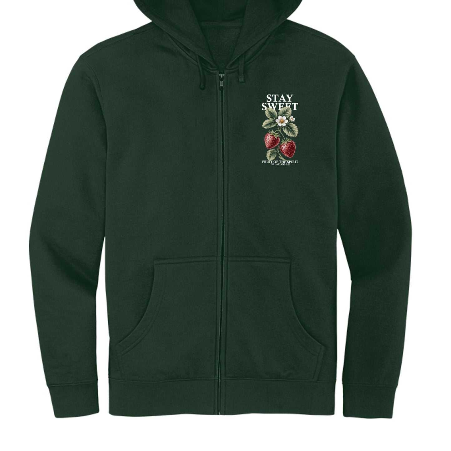 Stay Sweet Women's Christian Pullover Hooded Sweatshirt - ClaimedbyGodDesigns
