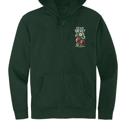 Stay Sweet Women's Christian Pullover Hooded Sweatshirt - ClaimedbyGodDesigns