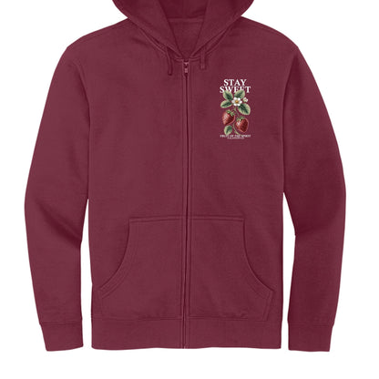 Stay Sweet Women's Christian Pullover Hooded Sweatshirt - ClaimedbyGodDesigns