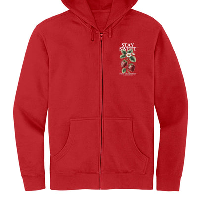 Stay Sweet Women's Christian Pullover Hooded Sweatshirt - ClaimedbyGodDesigns