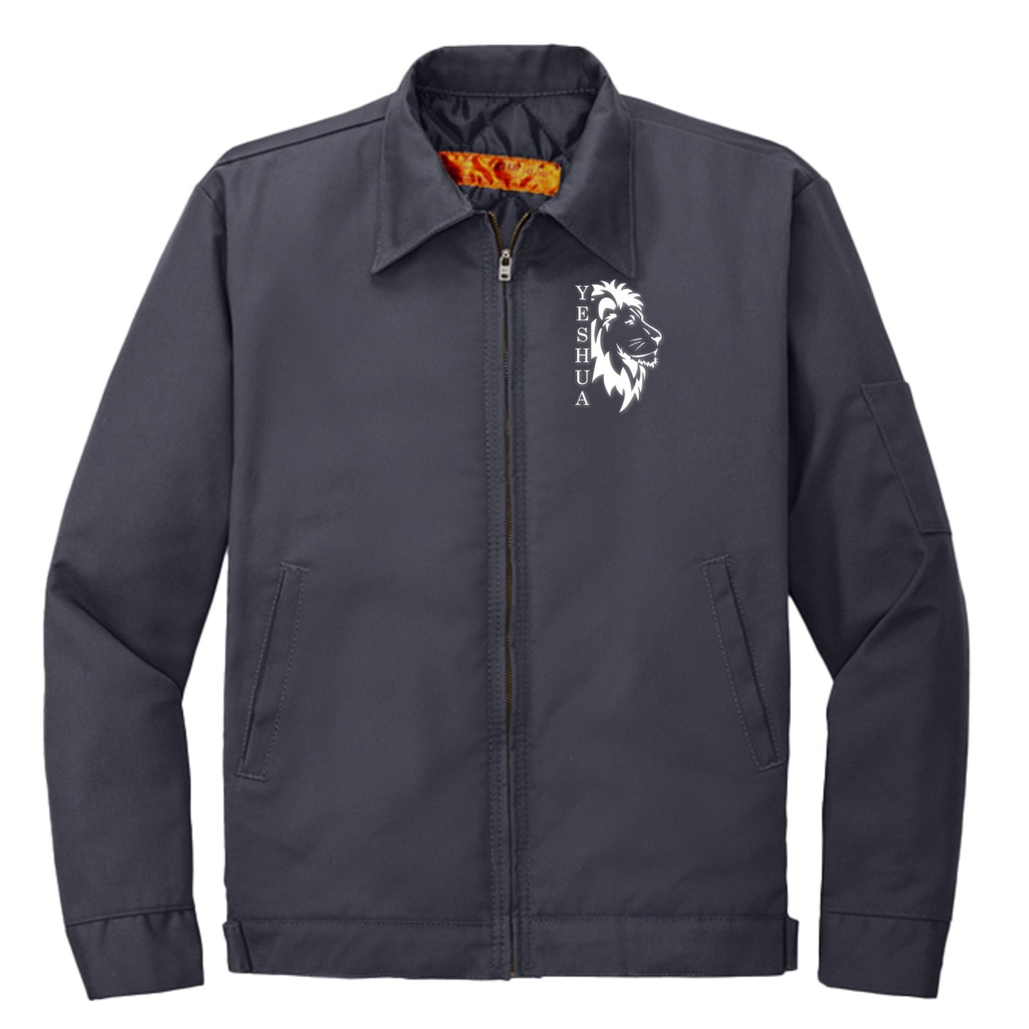 Yeshua Men's Christian Slash Pocket Jacket - ClaimedbyGodDesigns