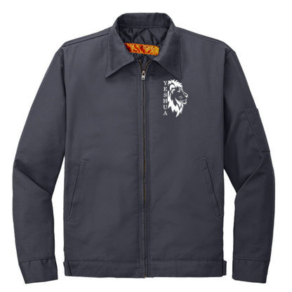 Yeshua Men's Christian Slash Pocket Jacket - ClaimedbyGodDesigns