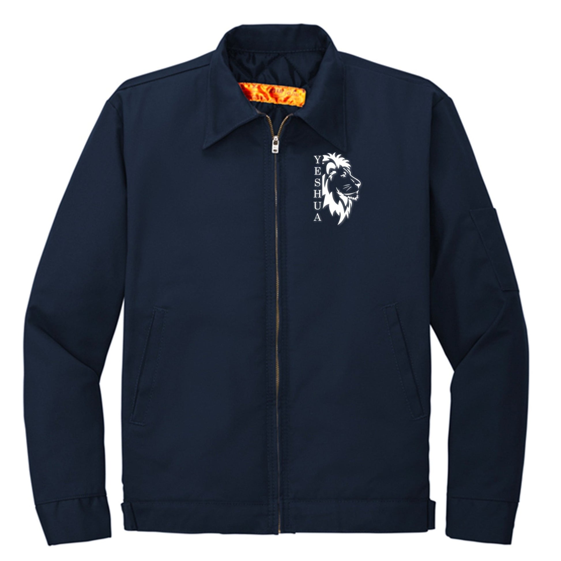 Yeshua Men's Christian Slash Pocket Jacket - ClaimedbyGodDesigns