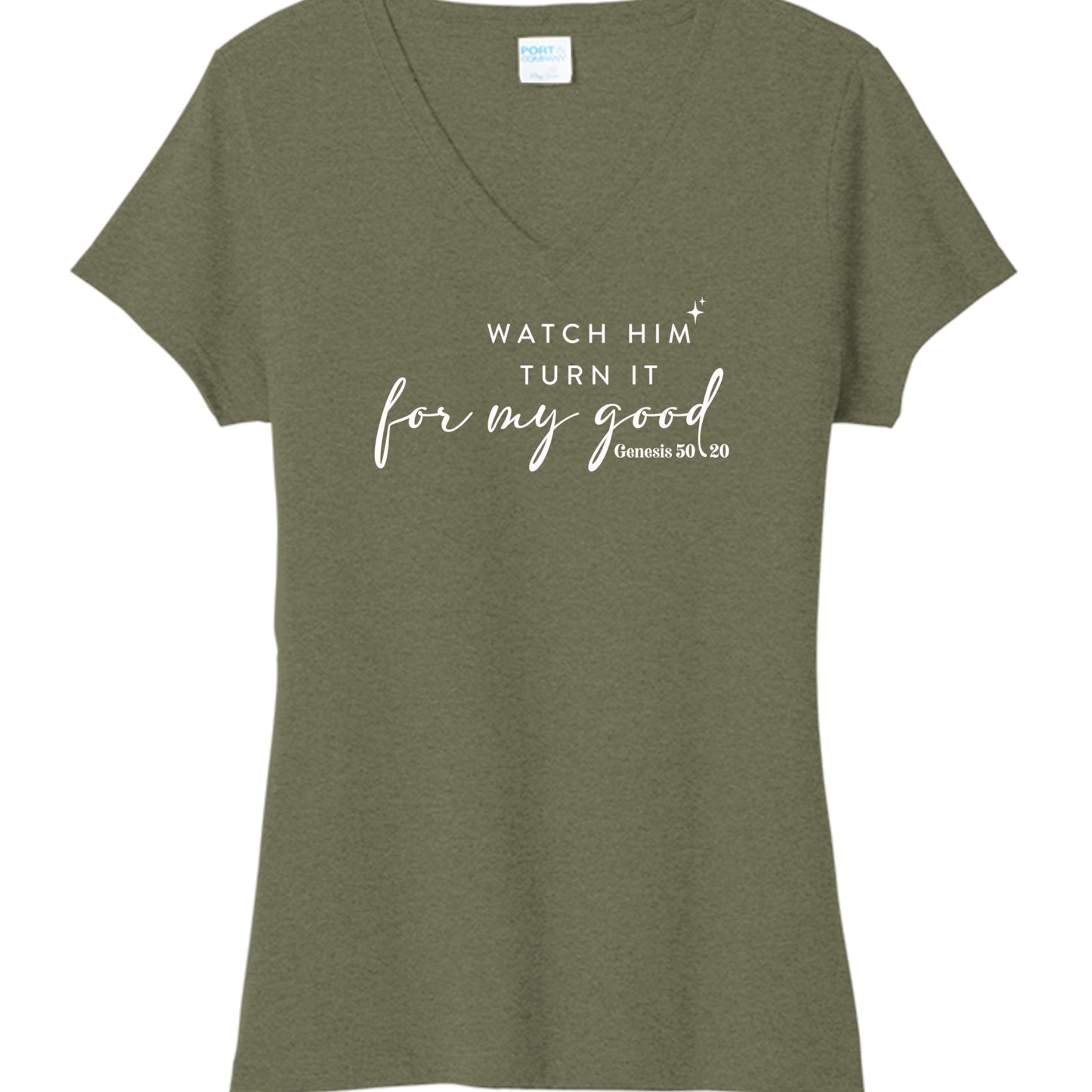 Military Green Heather - LPC330V - FRONT