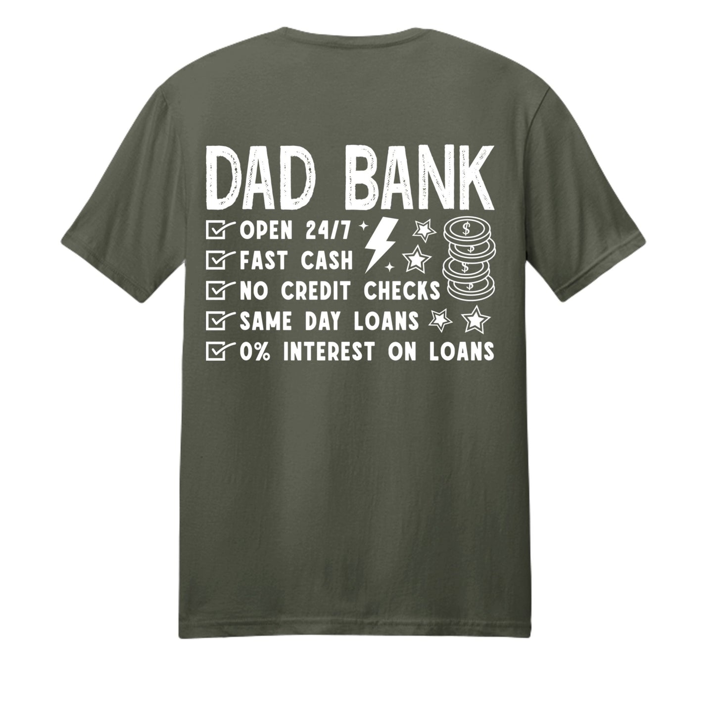Heavenly Provider Faith T‑Shirt for Dads – Powered by Christ Father’s Day Gift - ClaimedbyGodDesigns
