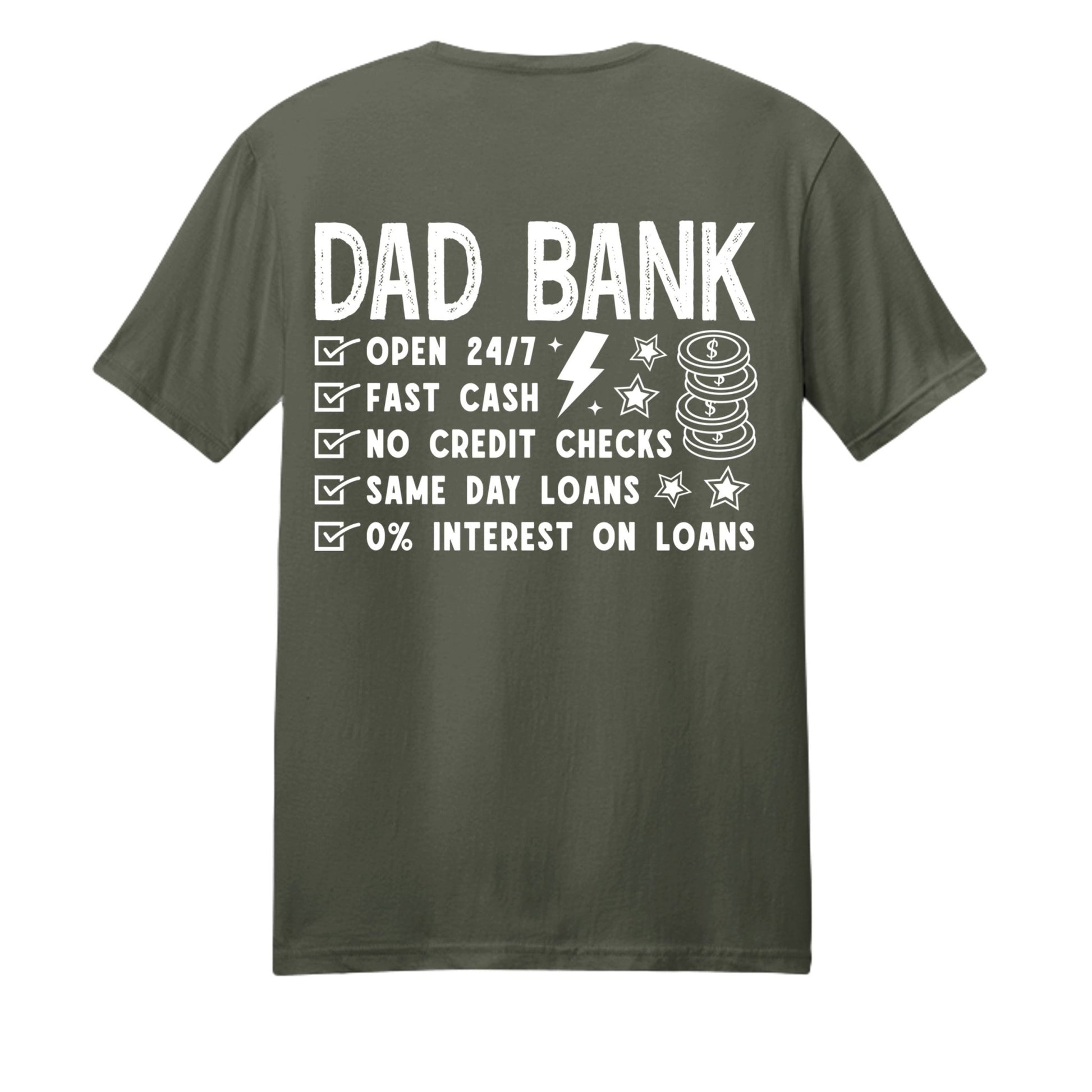 Heavenly Provider Faith T‑Shirt for Dads – Powered by Christ Father’s Day Gift - ClaimedbyGodDesigns