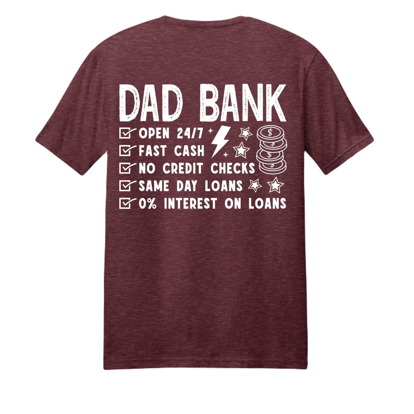 Heavenly Provider Faith T‑Shirt for Dads – Powered by Christ Father’s Day Gift - ClaimedbyGodDesigns