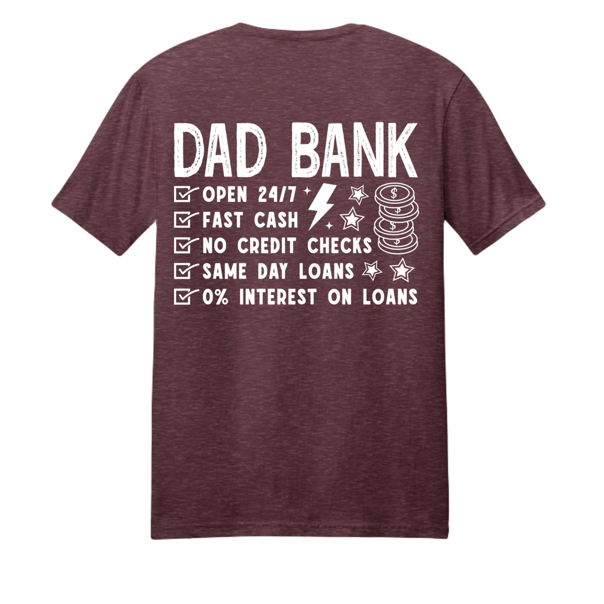 Heavenly Provider Faith T‑Shirt for Dads – Powered by Christ Father’s Day Gift - ClaimedbyGodDesigns