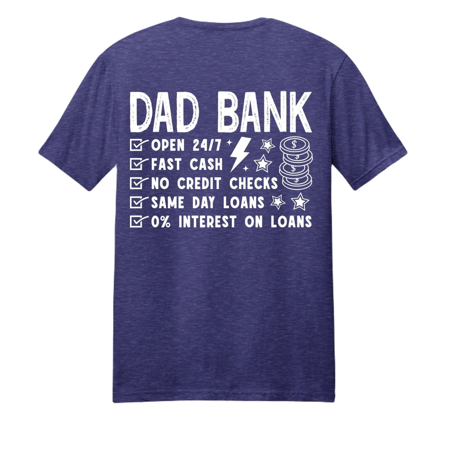 Heavenly Provider Faith T‑Shirt for Dads – Powered by Christ Father’s Day Gift - ClaimedbyGodDesigns