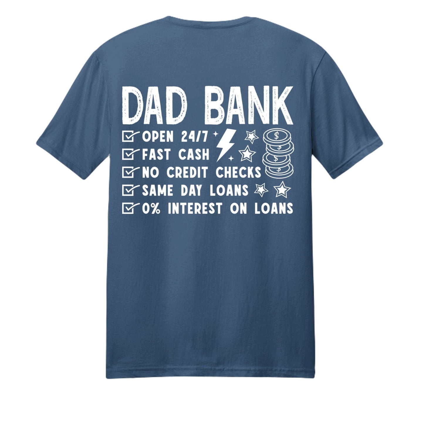Heavenly Provider Faith T‑Shirt for Dads – Powered by Christ Father’s Day Gift - ClaimedbyGodDesigns