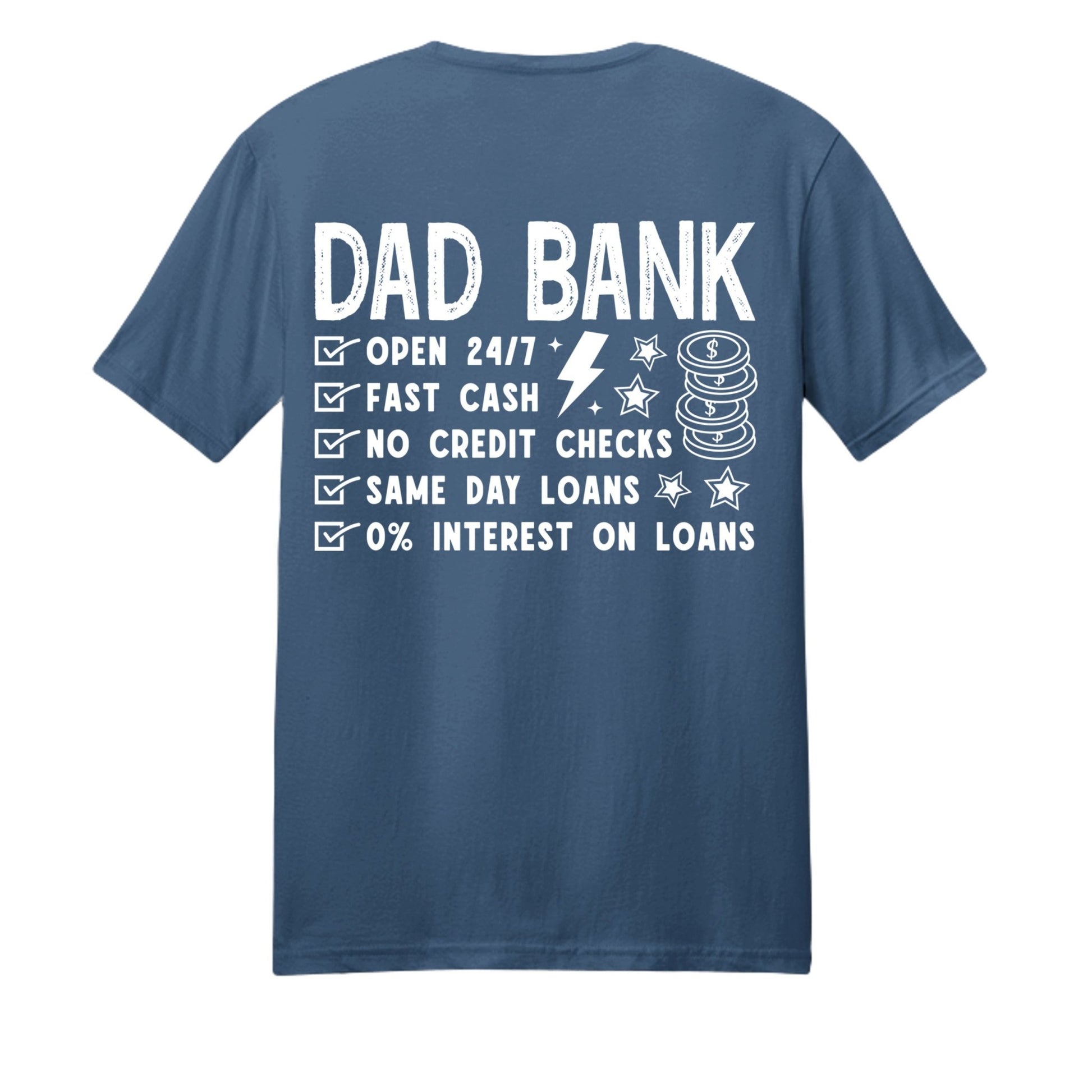 Heavenly Provider Faith T‑Shirt for Dads – Powered by Christ Father’s Day Gift - ClaimedbyGodDesigns