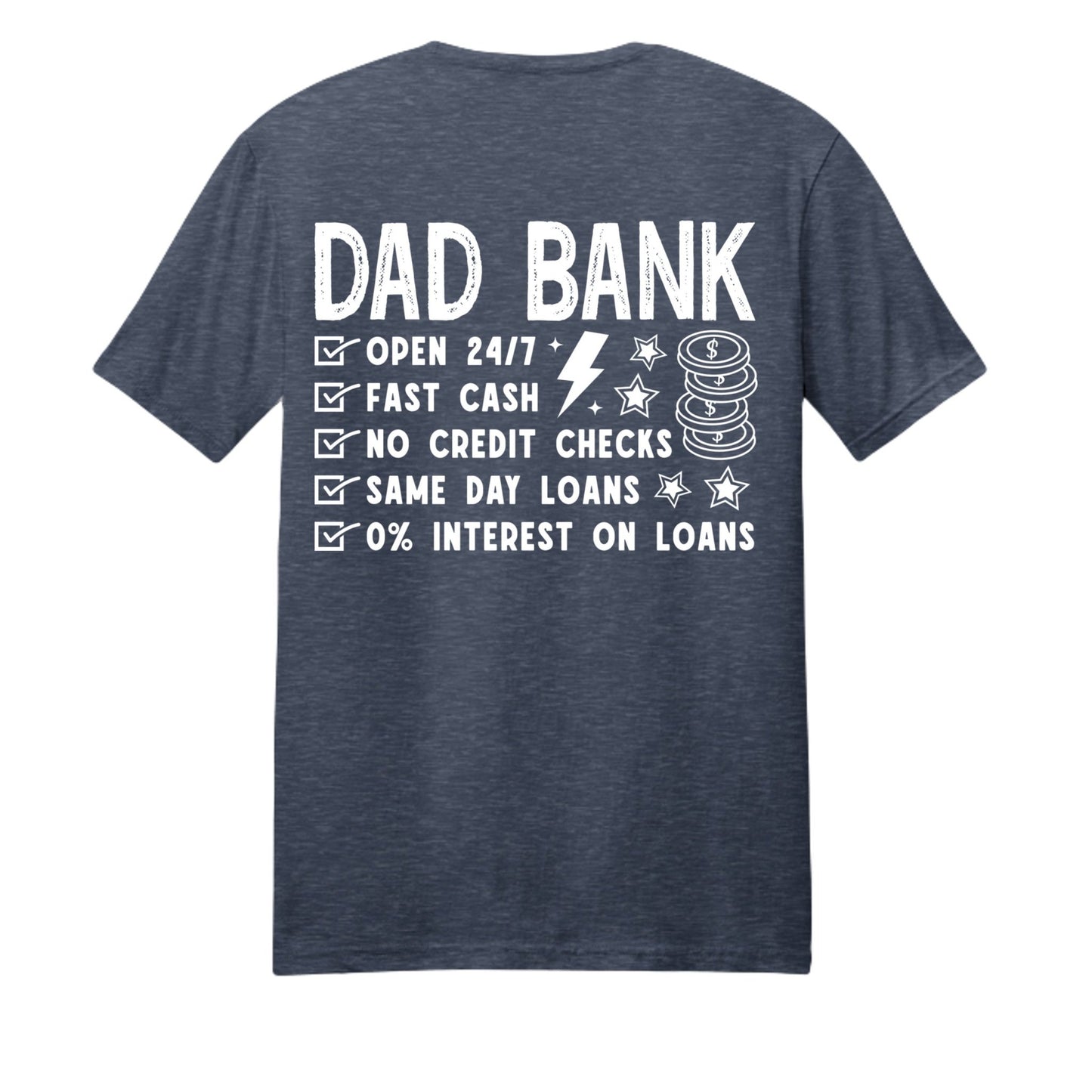 Heavenly Provider Faith T‑Shirt for Dads – Powered by Christ Father’s Day Gift - ClaimedbyGodDesigns