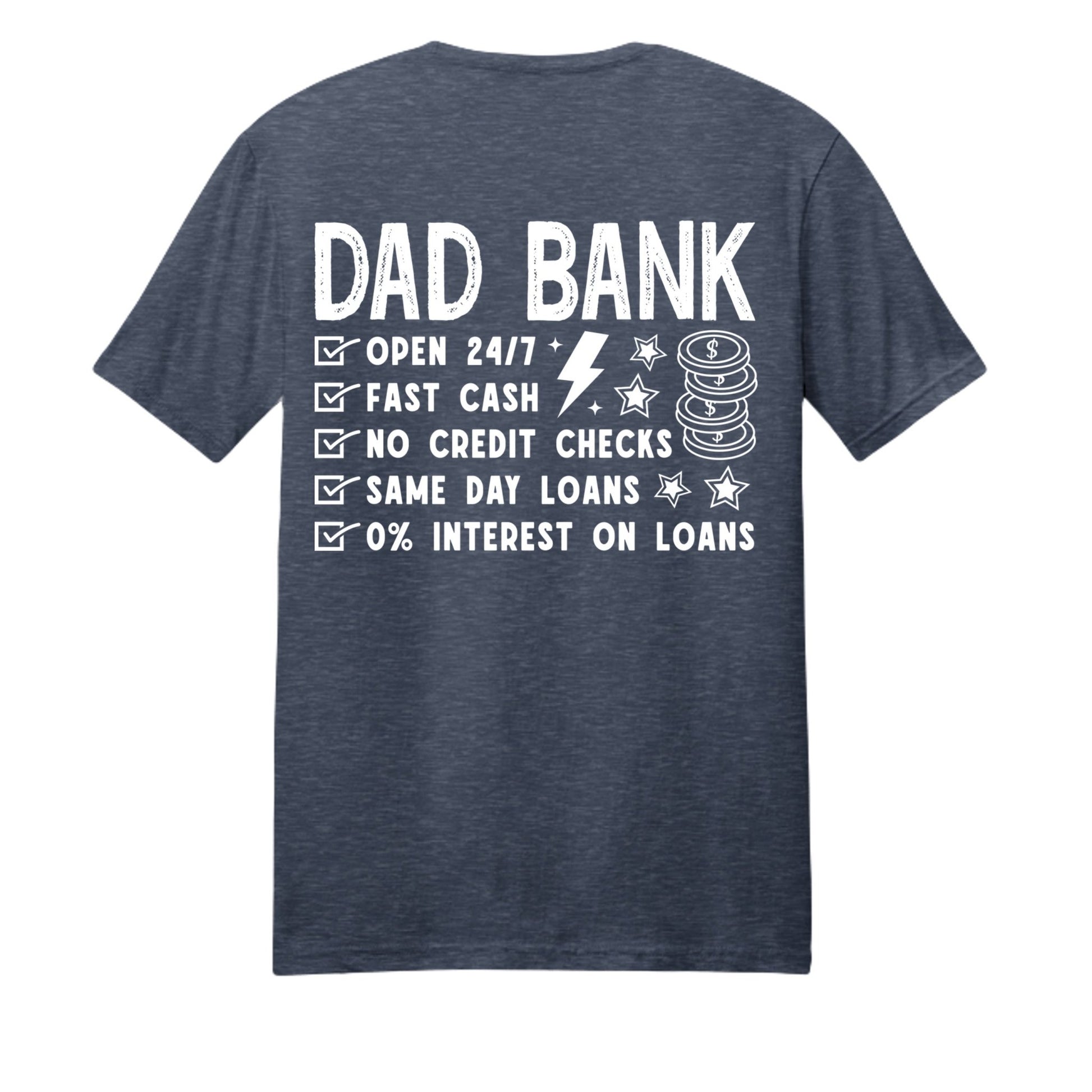 Heavenly Provider Faith T‑Shirt for Dads – Powered by Christ Father’s Day Gift - ClaimedbyGodDesigns