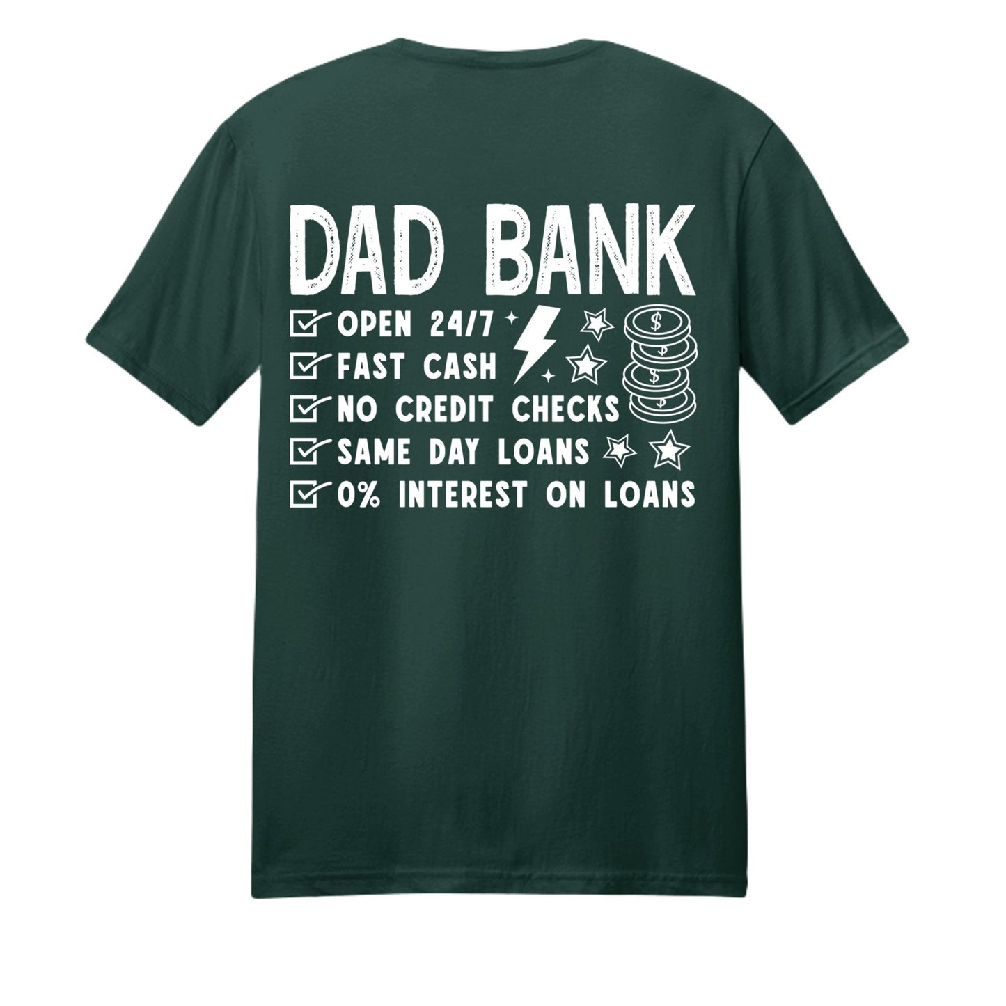 Heavenly Provider Faith T‑Shirt for Dads – Powered by Christ Father’s Day Gift - ClaimedbyGodDesigns