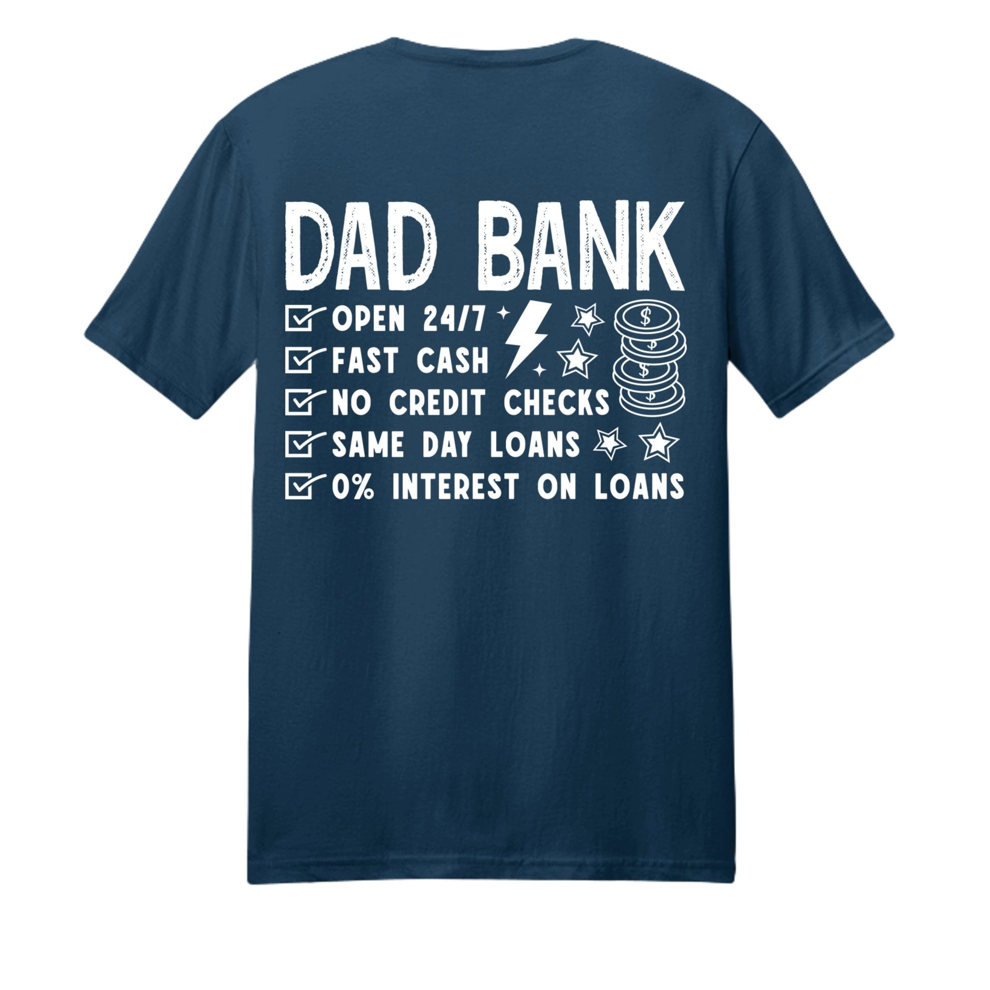 Heavenly Provider Faith T‑Shirt for Dads – Powered by Christ Father’s Day Gift - ClaimedbyGodDesigns