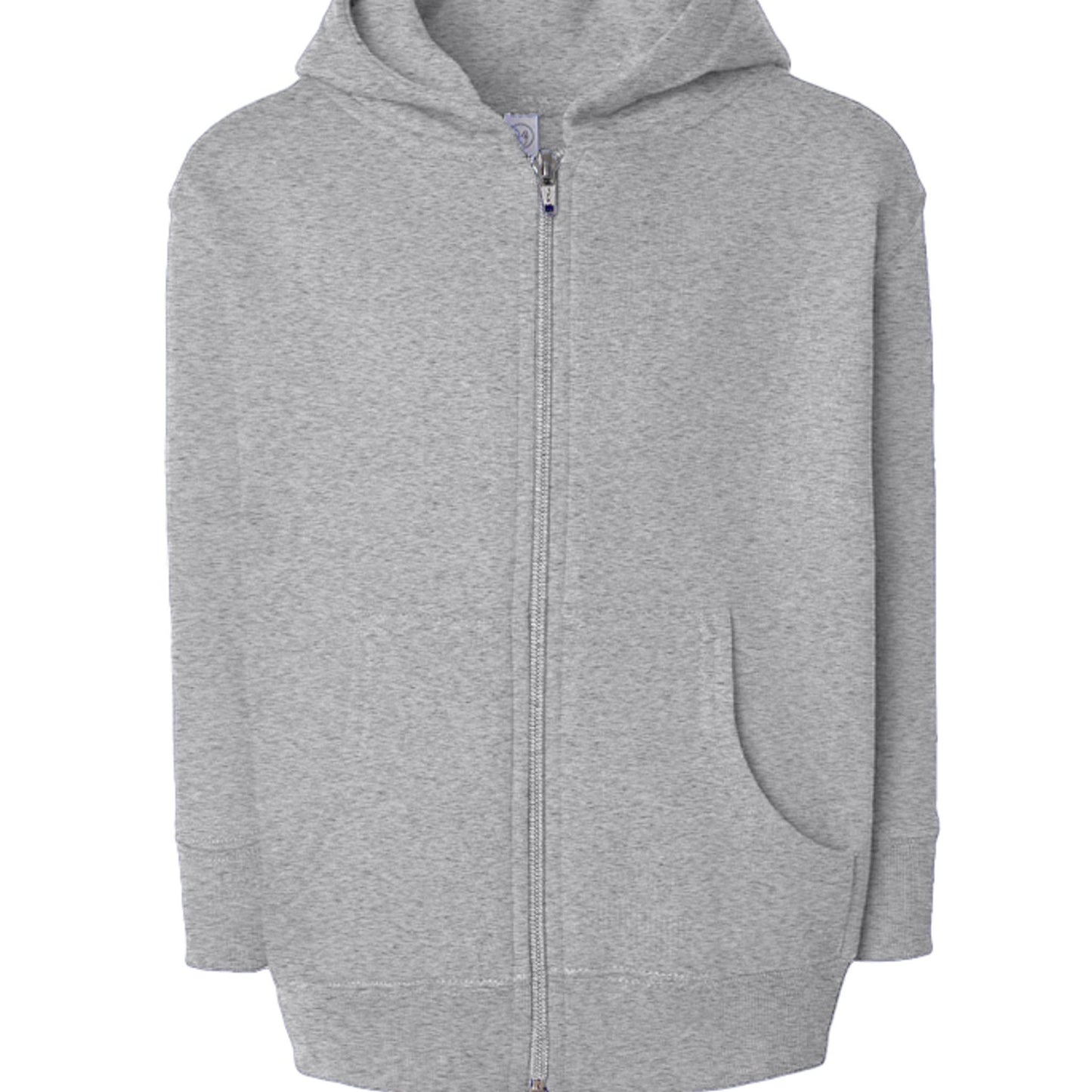 God's Tiny Hype Man Toddler Christian Full - Zip Hooded Sweatshirt - ClaimedbyGodDesigns