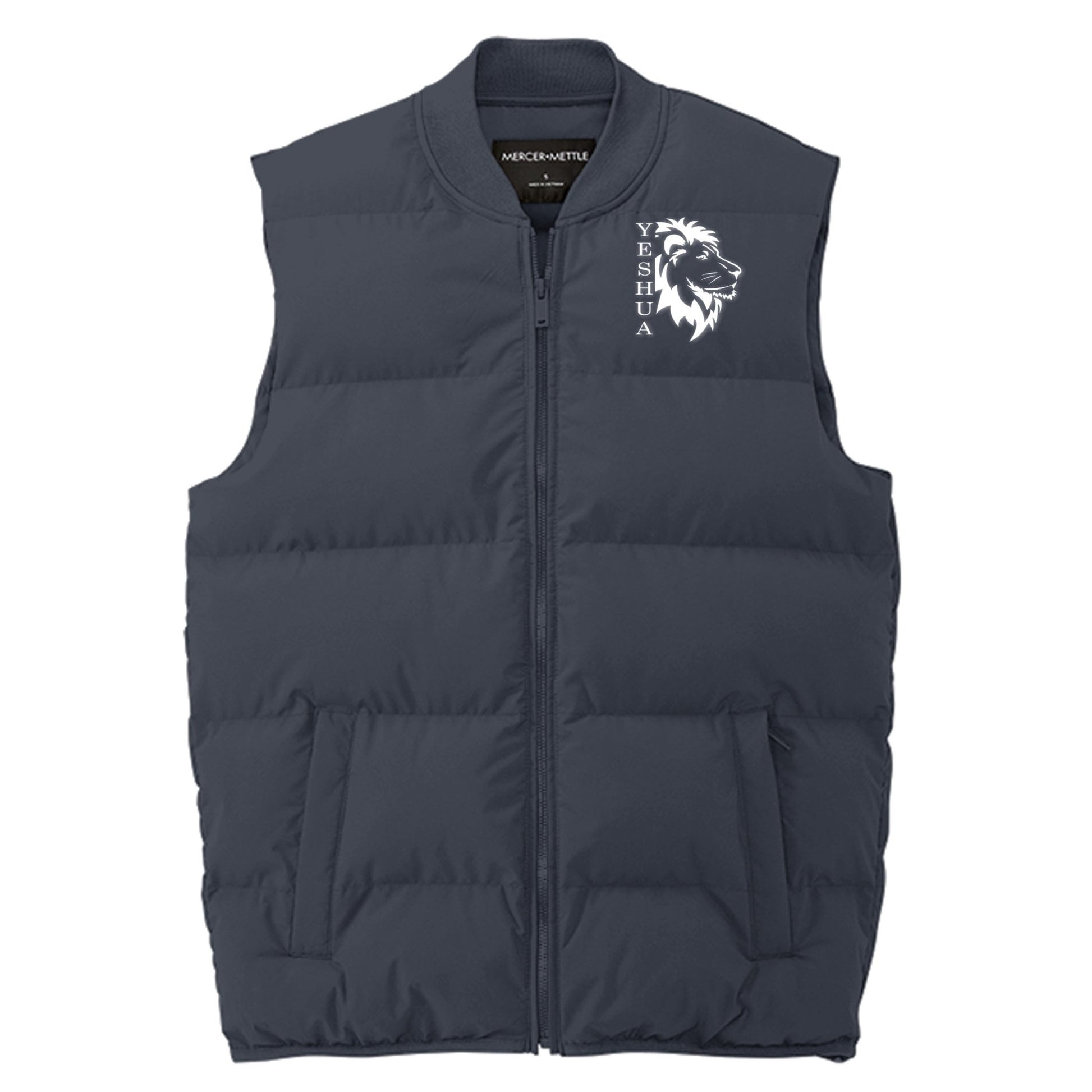 Yeshua Men's Christian Premium Puffer Vest - ClaimedbyGodDesigns