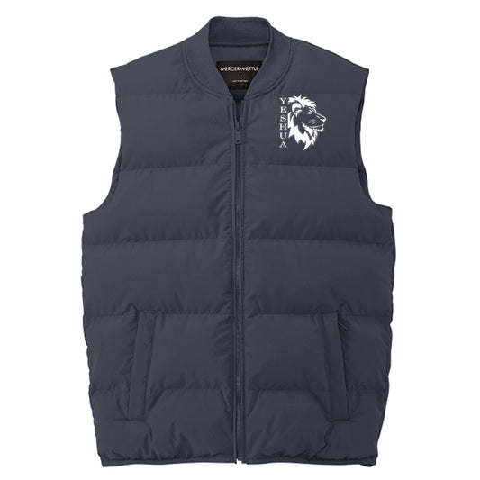 Yeshua Men's Christian Premium Puffer Vest - ClaimedbyGodDesigns