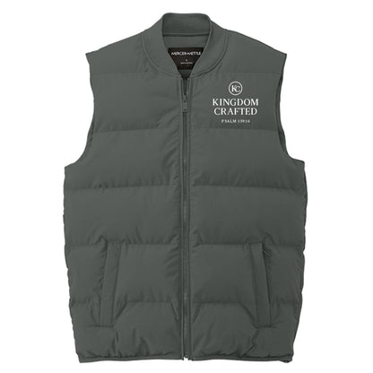 Kingdom Crafted Men's Christian Premium Puffer Vest - ClaimedbyGodDesigns