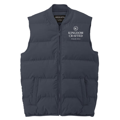 Kingdom Crafted Men's Christian Premium Puffer Vest - ClaimedbyGodDesigns