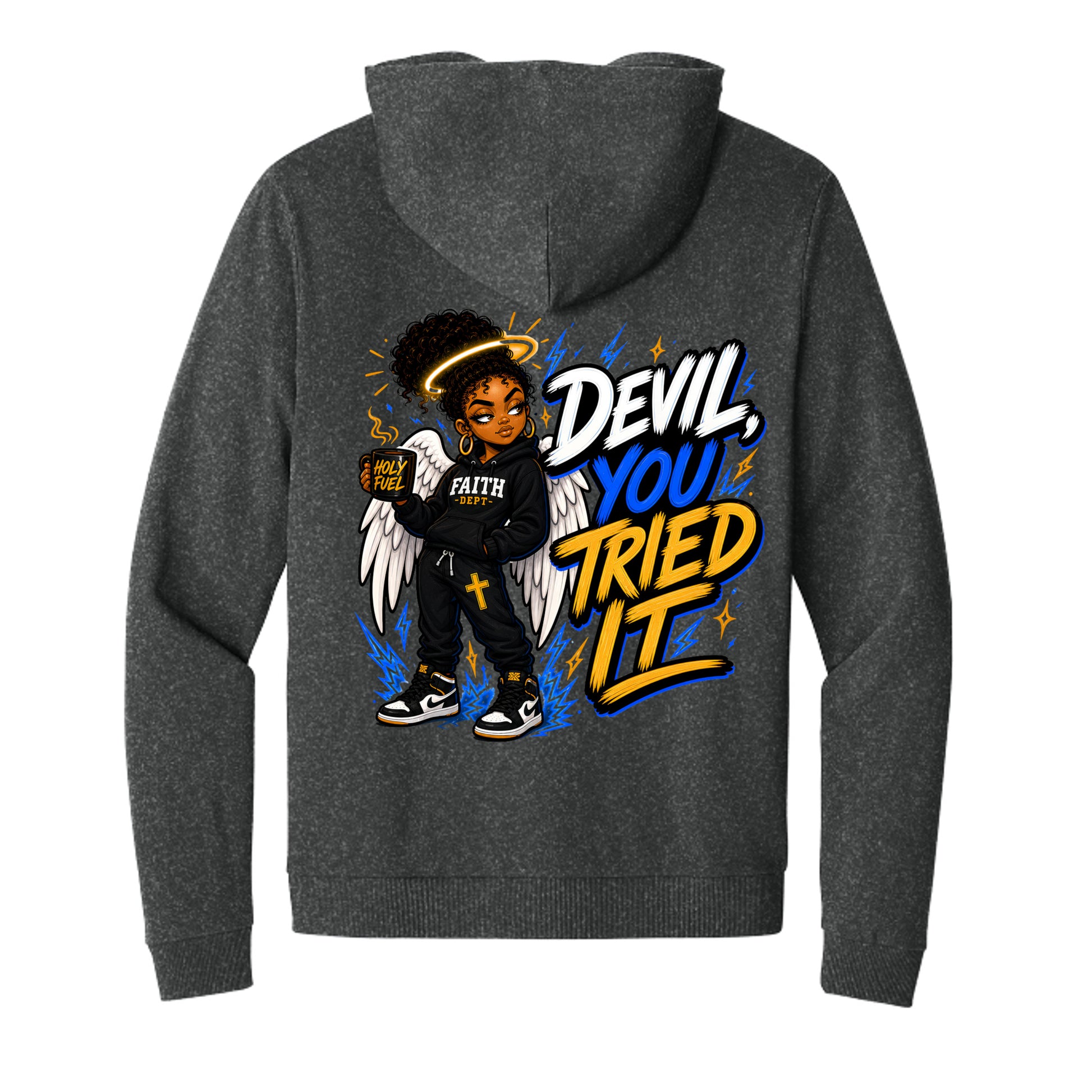 Heathered Charcoal - DT1302 - BACK
