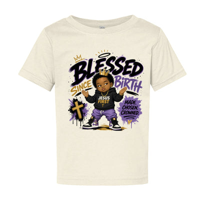 Blessed Since Birth Baby Christian T‑Shirt - ClaimedbyGodDesigns