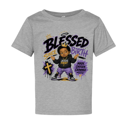 Blessed Since Birth Baby Christian T‑Shirt - ClaimedbyGodDesigns