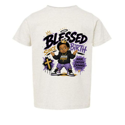 Blessed Since Birth Toddler Christian T-shirt - ClaimedbyGodDesigns