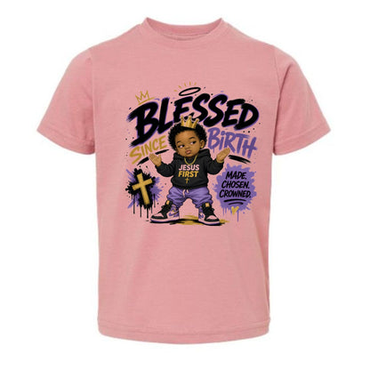 Blessed Since Birth Toddler Christian T-shirt - ClaimedbyGodDesigns