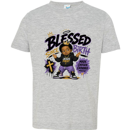Blessed Since Birth Toddler Christian T-shirt - ClaimedbyGodDesigns