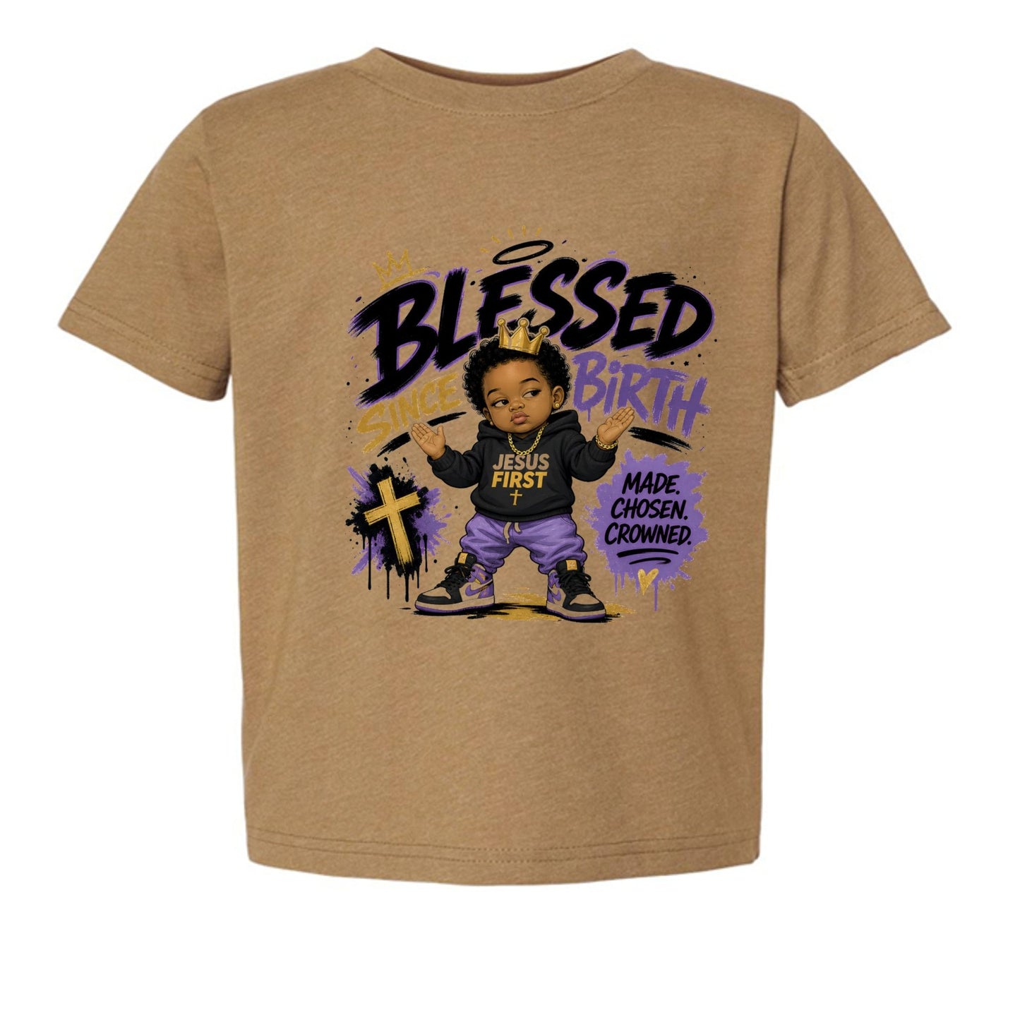 Blessed Since Birth Toddler Christian T-shirt - ClaimedbyGodDesigns