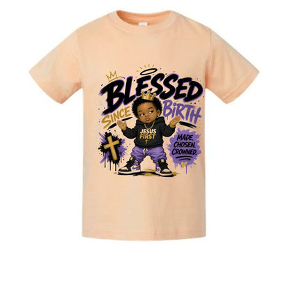 Blessed Since Birth Toddler Christian T-shirt - ClaimedbyGodDesigns