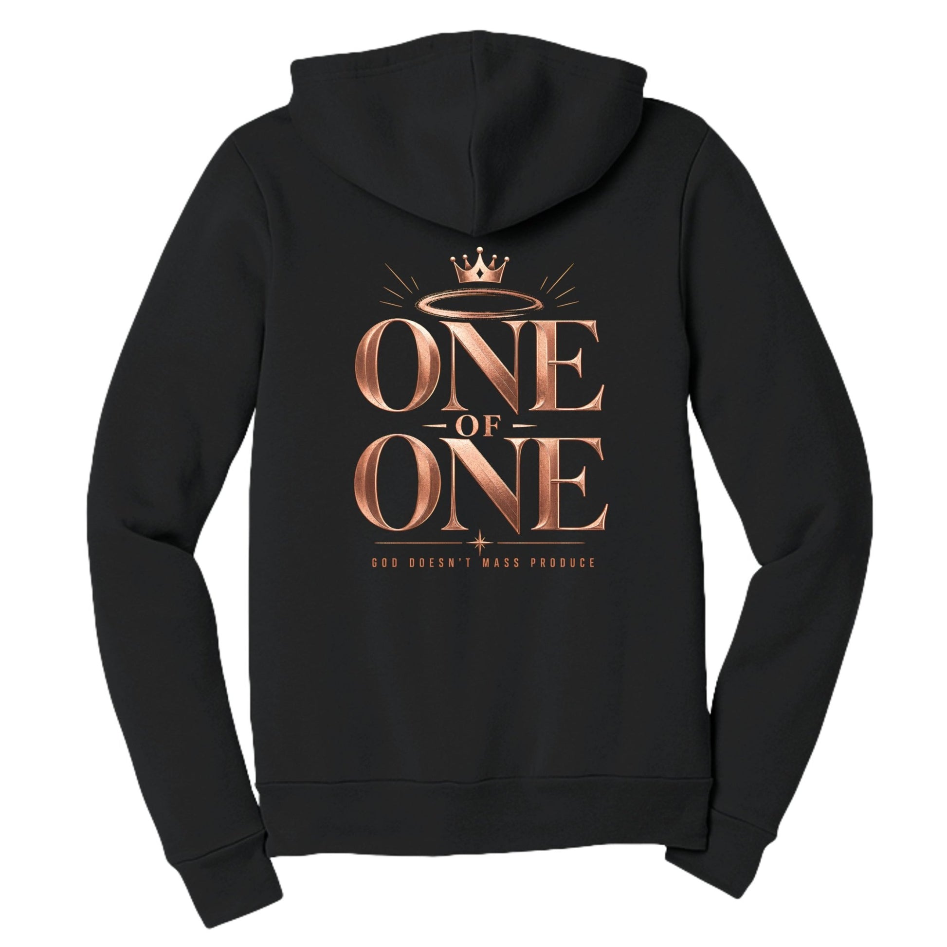 One Of One God Does Not Mass Produce Women's Christian Full - Zip Hooded Sweatshirt - ClaimedbyGodDesigns