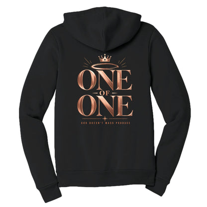 One Of One God Does Not Mass Produce Women's Christian Full - Zip Hooded Sweatshirt - ClaimedbyGodDesigns