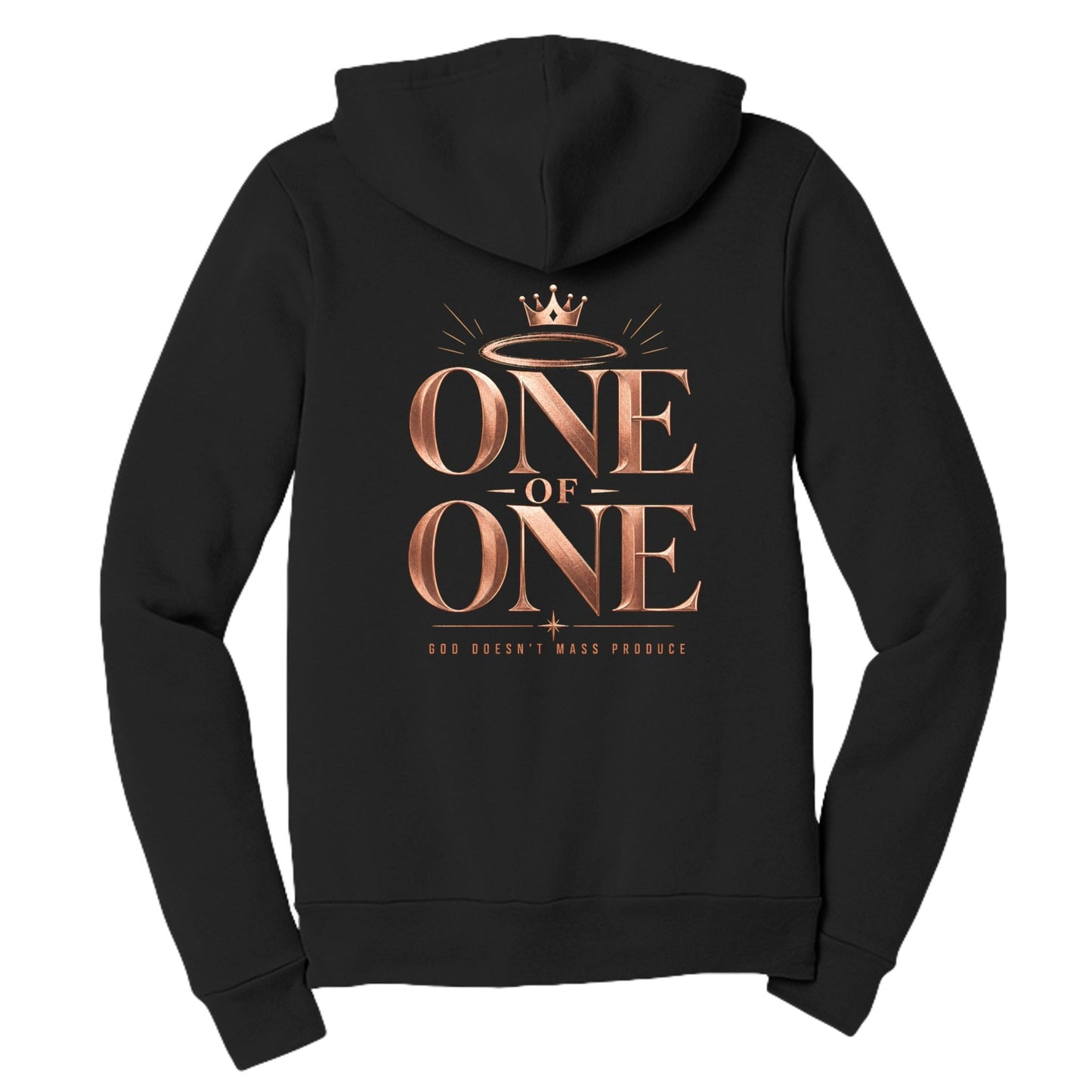 One Of One God Does Not Mass Produce Women's Christian Full - Zip Hooded Sweatshirt - ClaimedbyGodDesigns
