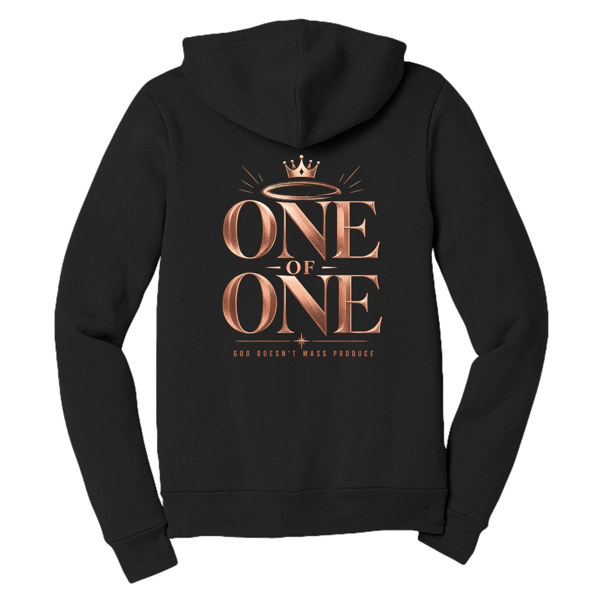 One Of One God Does Not Mass Produce Women's Christian Full - Zip Hooded Sweatshirt - ClaimedbyGodDesigns