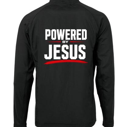 Powered By Jesus Men's Christian Jacket - ClaimedbyGodDesigns