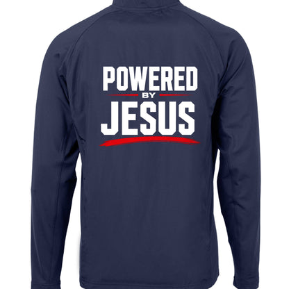 Powered By Jesus Men's Christian Jacket - ClaimedbyGodDesigns