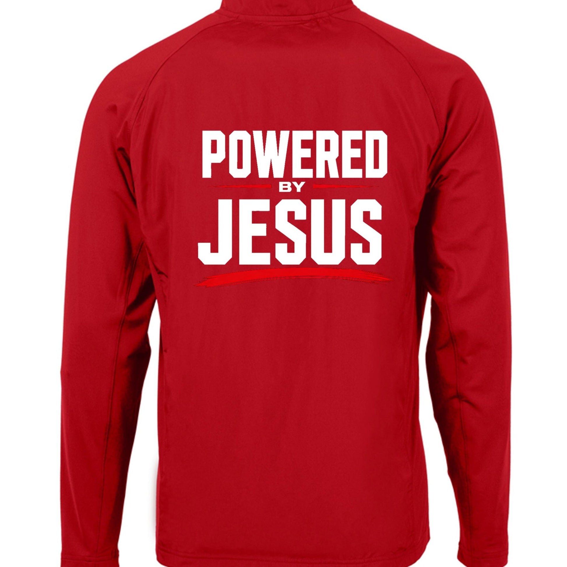 Powered By Jesus Men's Christian Jacket - ClaimedbyGodDesigns