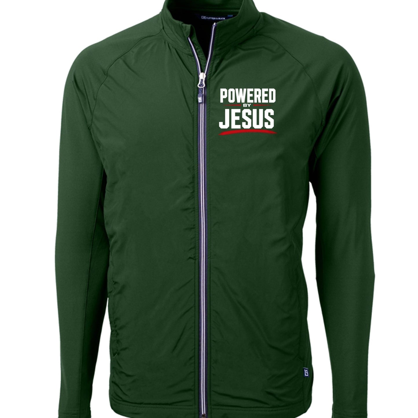 Powered By Jesus Men's Christian Jacket - ClaimedbyGodDesigns