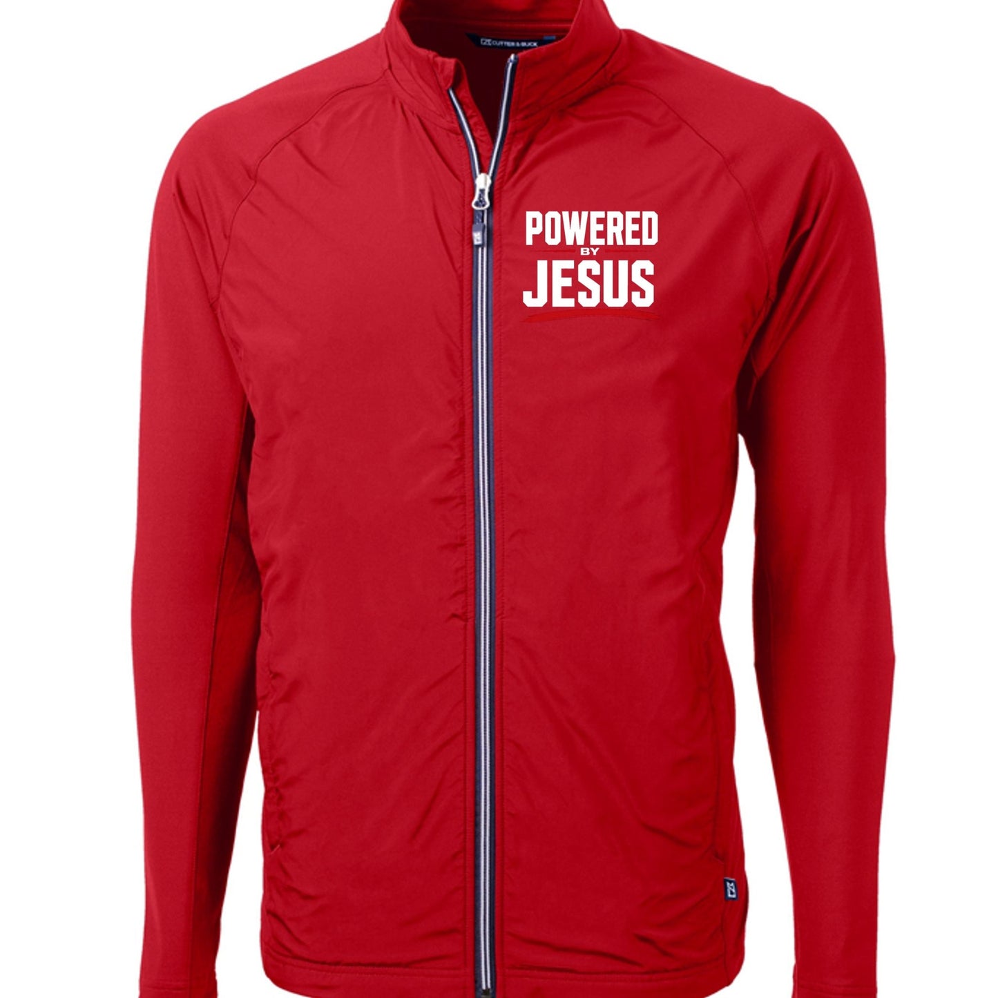 Powered By Jesus Men's Christian Jacket - ClaimedbyGodDesigns