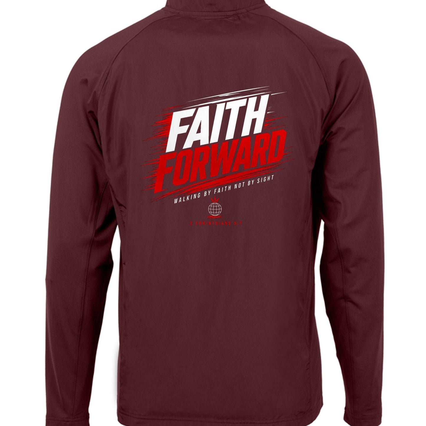 Faith Forward Men's Christian Jacket - ClaimedbyGodDesigns